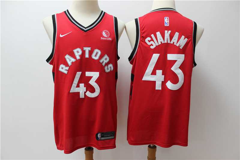 Raptors 43 Pascal Siakam Red Nike Swingman Jersey,We sell and wholesale Raptors 43 Pascal Siakam Red Nike Swingman Jersey on line form chian!